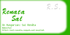 renata sal business card
